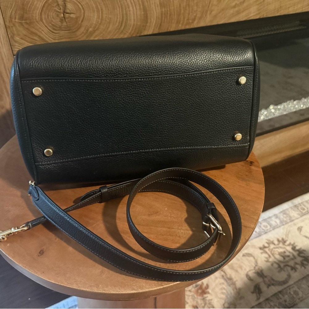 Coach Large Rowan Satchel Black - Picture 2 of 4